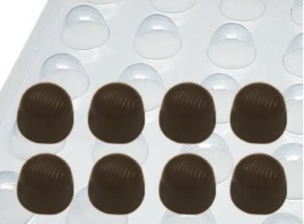 Forma bombons riscados