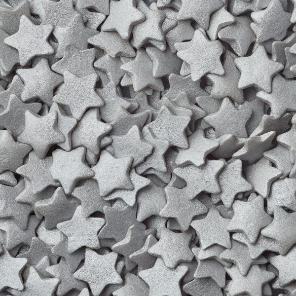 Silver Star Shapes halo sprinkles